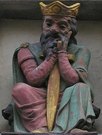 statuette de Gondebaud, roi des burgondes